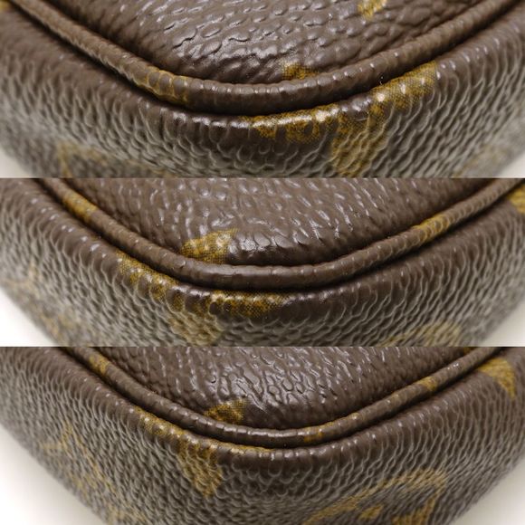 Louis Vuitton Monogram Pochette Accessoire Brown Accessory Pouch - Picture 6 of 8